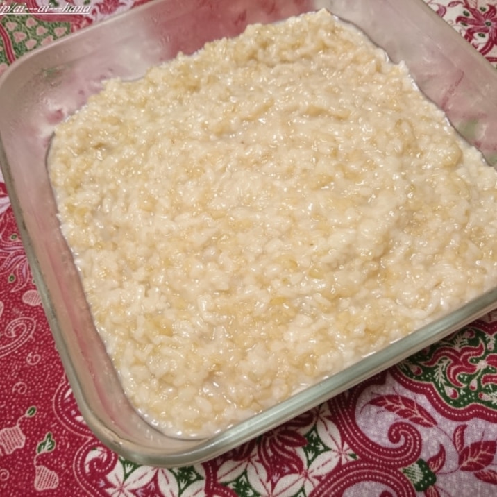 炊飯器でほったらかし!玄米甘酒